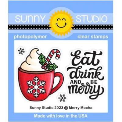 Sunny Studios Stempel - Merry Mocha